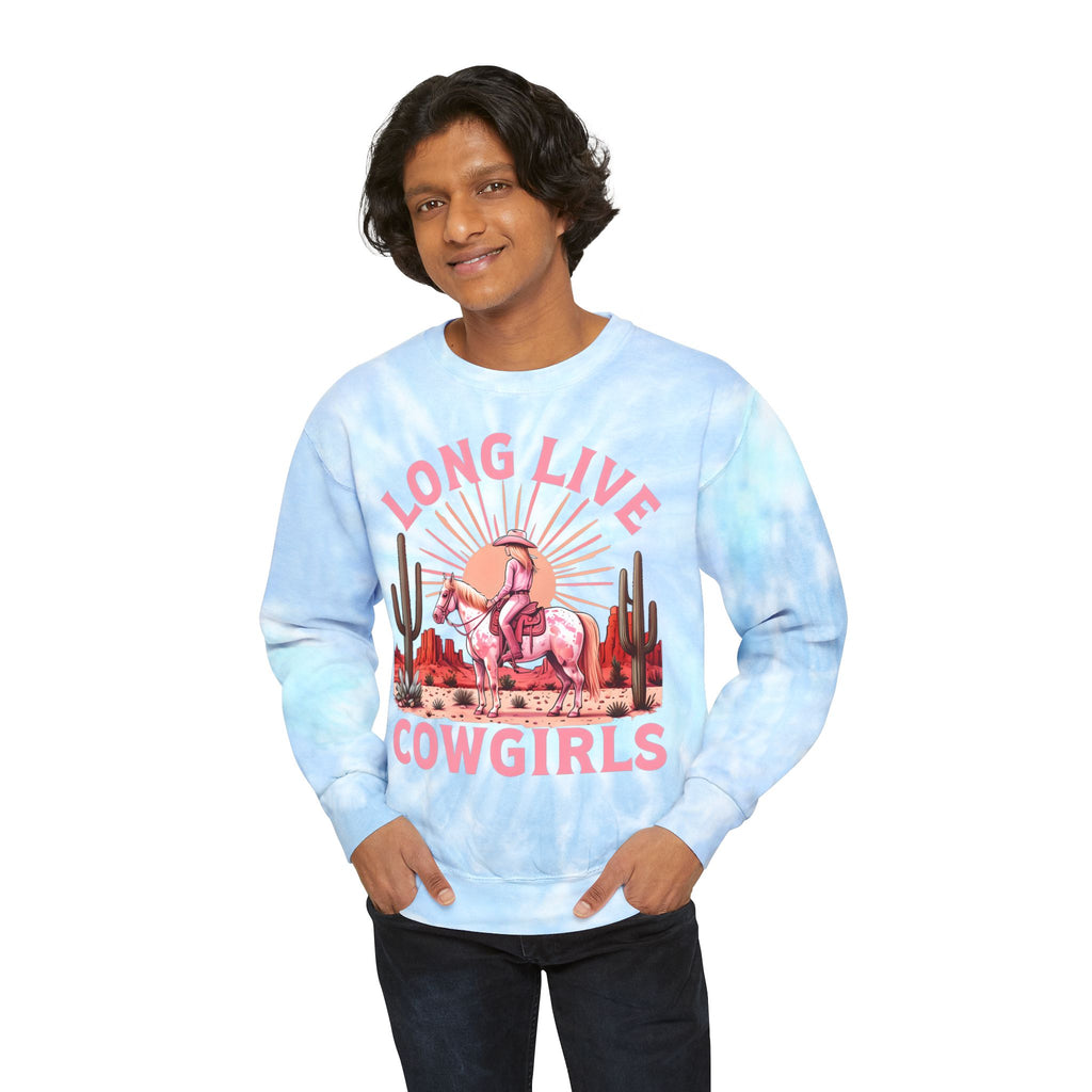 Western Tie-Dye Sweatshirt