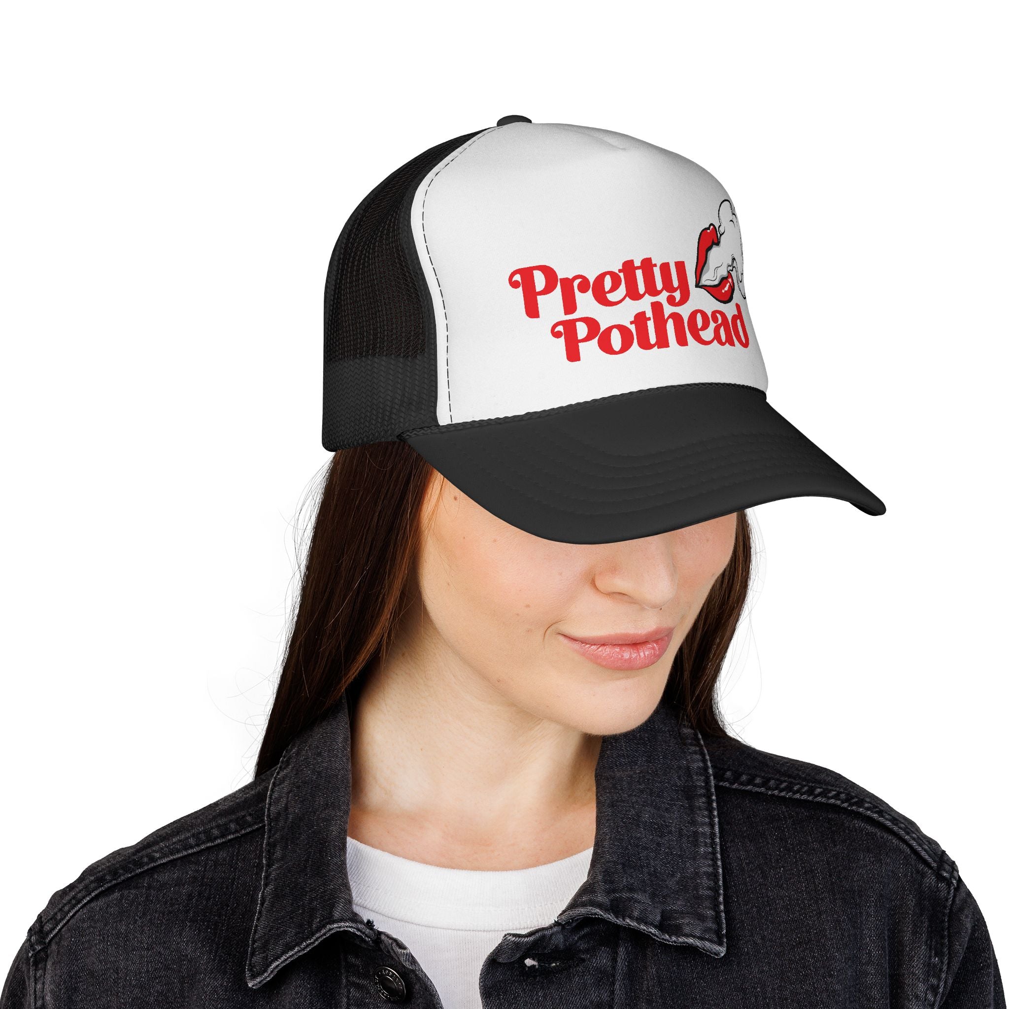 Trucker Cap — "Pretty Pothead"