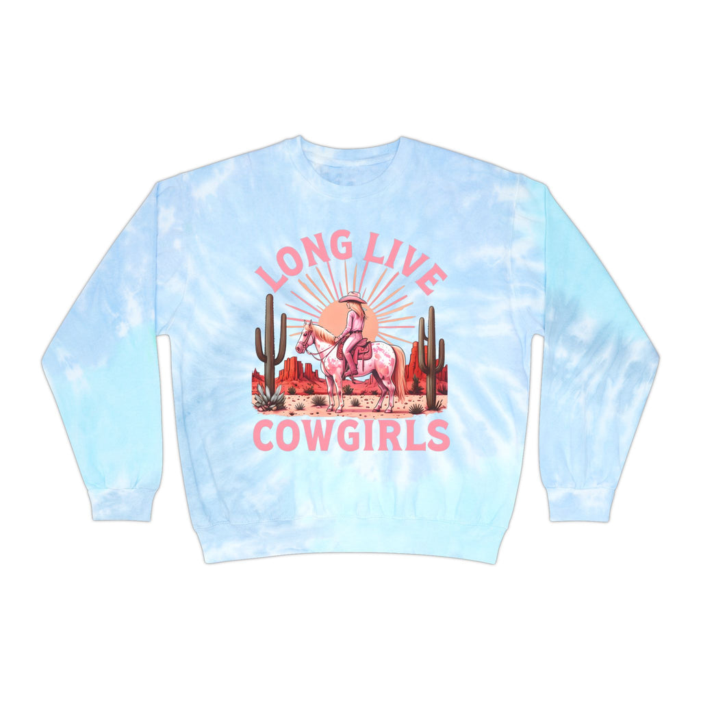 Western Tie-Dye Sweatshirt