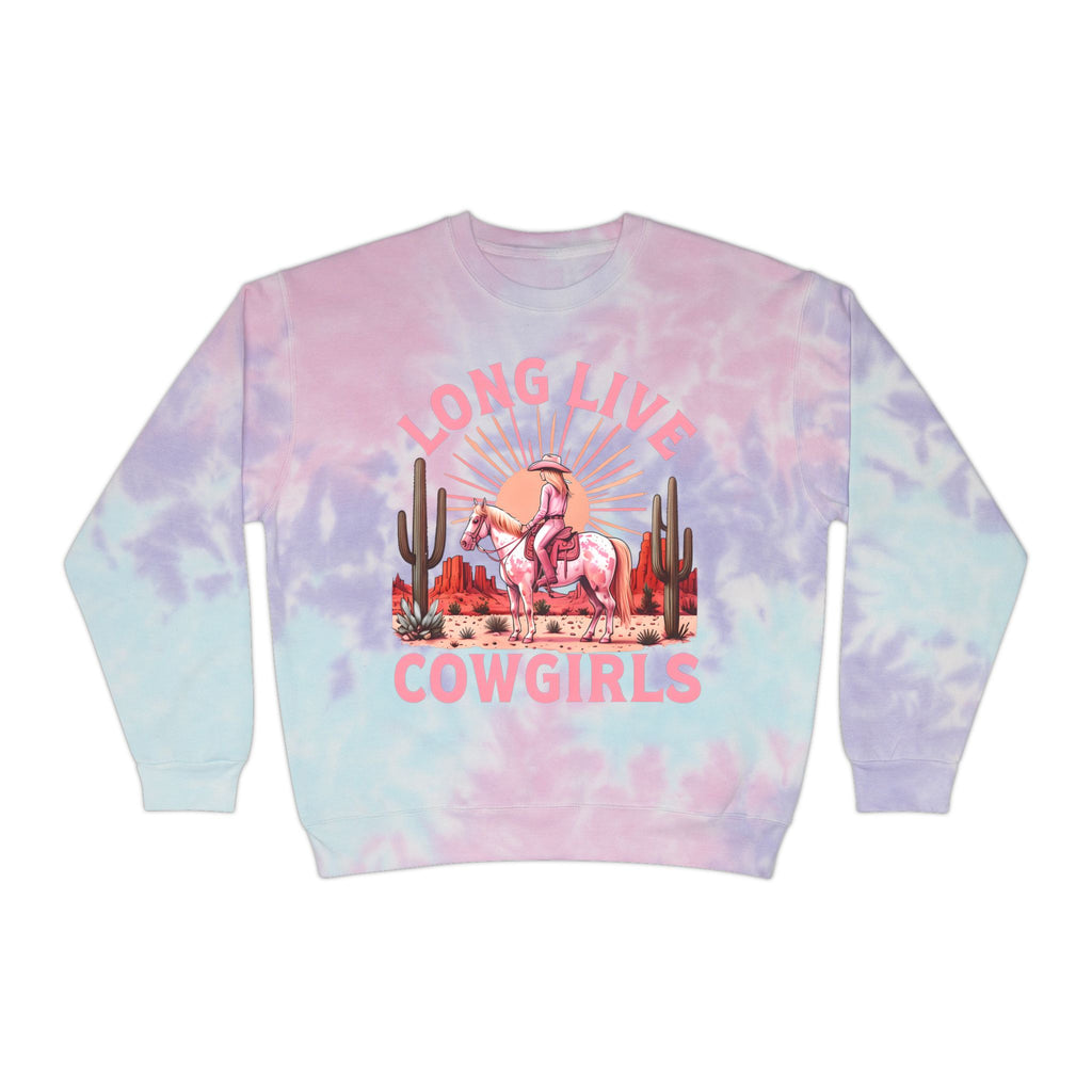 Western Tie-Dye Sweatshirt