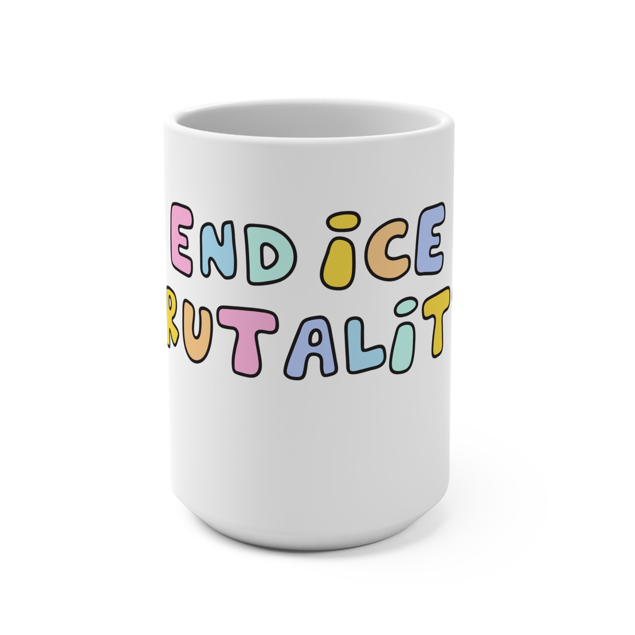 End Ice Brutality Protest Mug